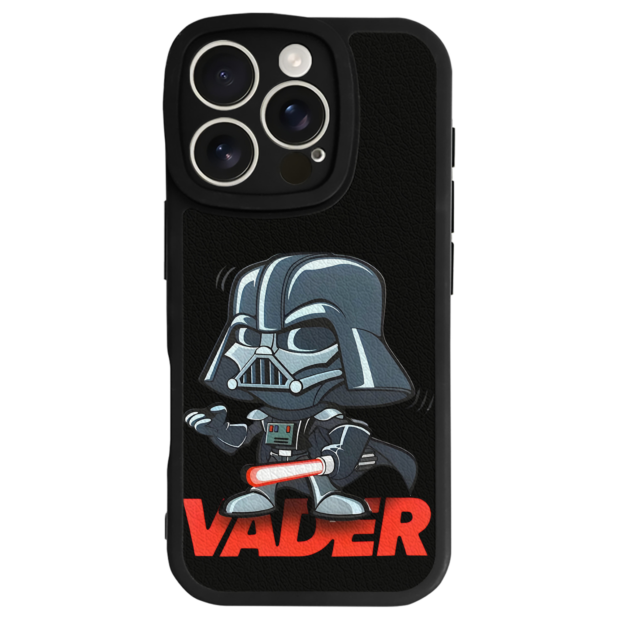 （画像用） スター・ウォーズ Star Wars 【iPhone 16シリーズ対応】シリコンスマホケース（レザー調） 材質：シリコン